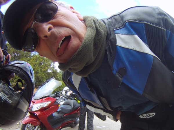 Frank pic of Roger's tongue!